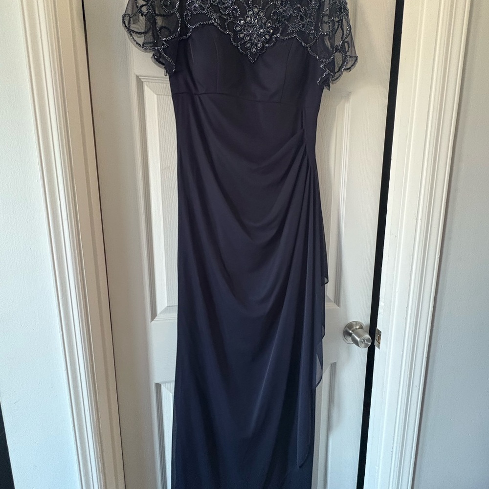 Elegant Blue Evening Gown. Worn once.